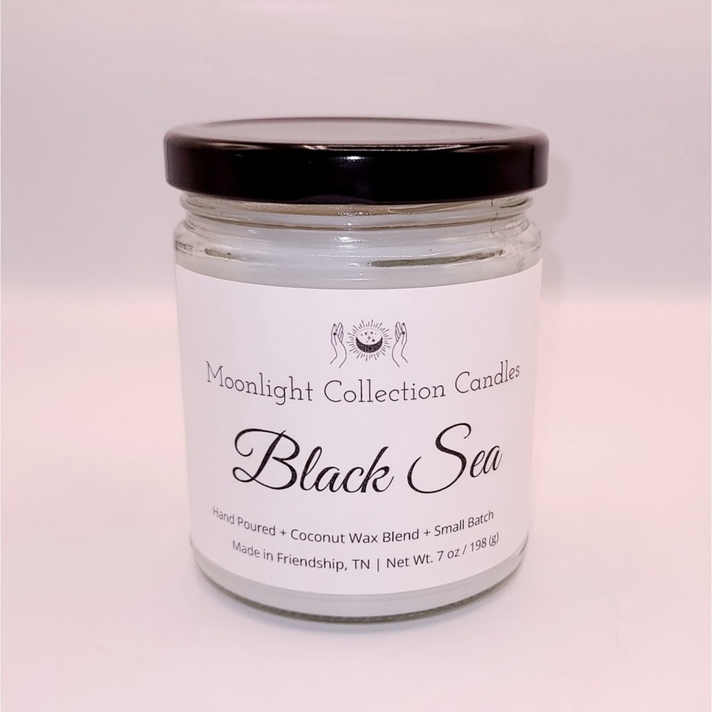 Homemade Black Sea Candle 7oz